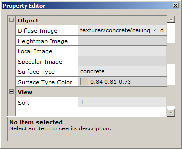 editSheets' Image Properties window